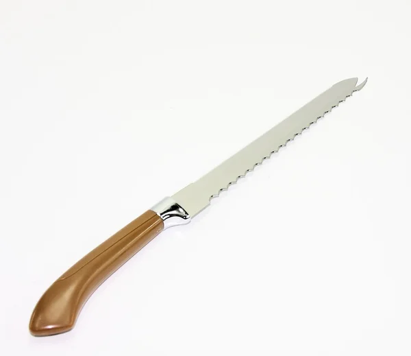 Nůž s dřevěnou rukojetí — Stock fotografie