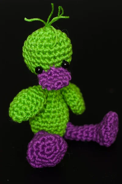 Crochet duck — Stock Photo, Image