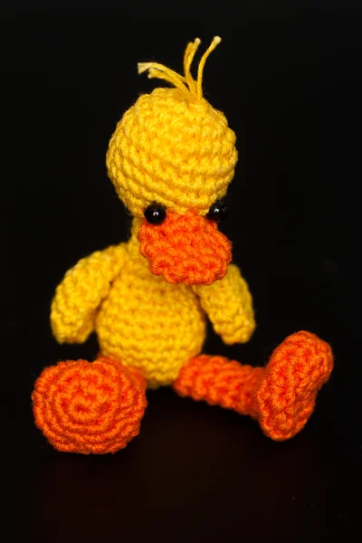 Crochet duck — Stock Photo, Image