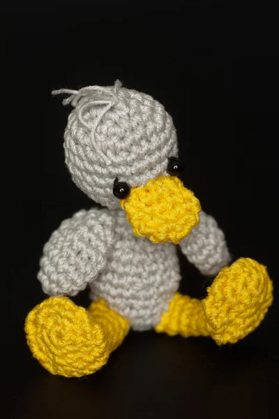 Crochet duck — Stock Photo, Image