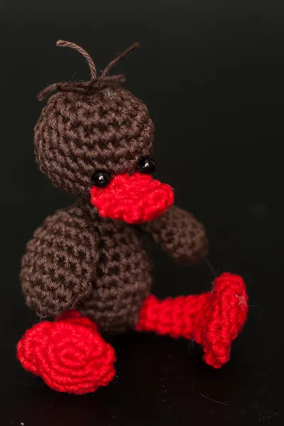 Crochet duck — Stock Photo, Image