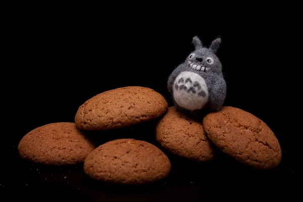 Galletas y totoro — Foto de Stock