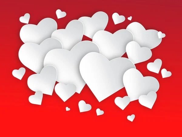 Hearts background — Stock Vector