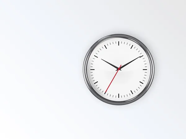 Clock on wall vector wallpaper — Stock Vector