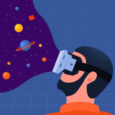 Meta-evren, sanal gerçeklik teknolojisindeki insan kavramı.