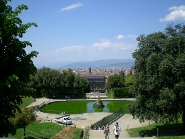 Boboli Bahçeleri ve palazzo pitti