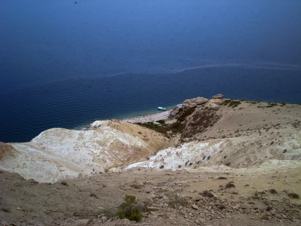 Archeologische site in de buurt van de rivier van de Eufraat, Syrië — Stockfoto