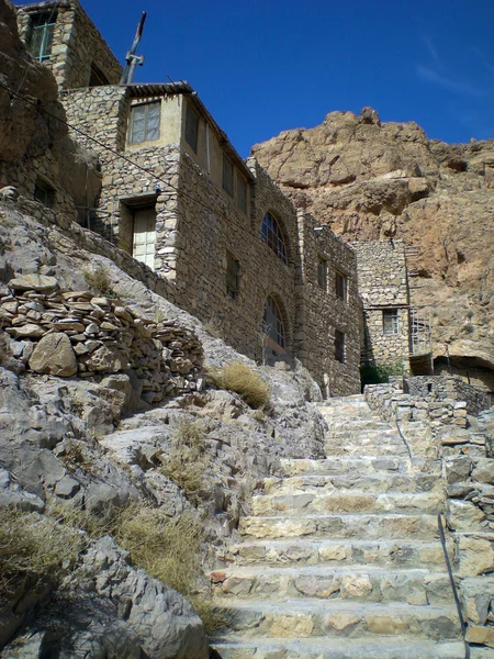 Monastero di Deir Mar Musa al-Habashi Nebek, Siria . . — Foto Stock