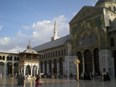 Syria. Damascus. Omayyad Mosque (Grand Mosque of Damascus) clipart
