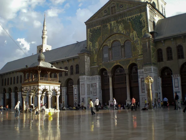 叙利亚。大马士革。奥米亚清真寺 (大清真寺的大马士革) — 图库照片