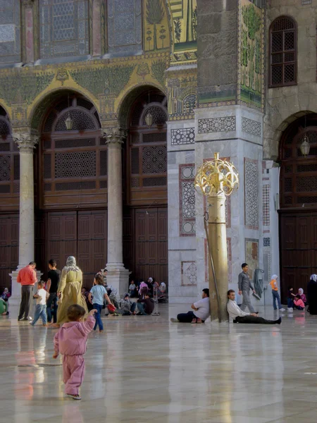 Síria. Damasco. Mesquita de Omíada (Grande Mesquita de Damasco ) — Fotografia de Stock