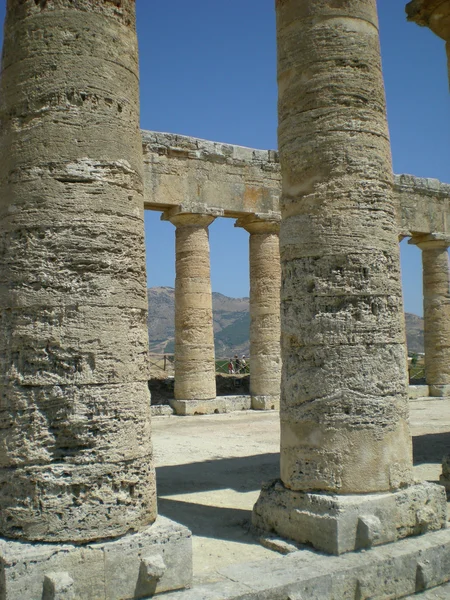 Il tempio dorico di Segesta in Sicilia — Foto Stock