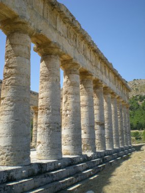 Dorik tapınak segesta Sicilya, İtalya
