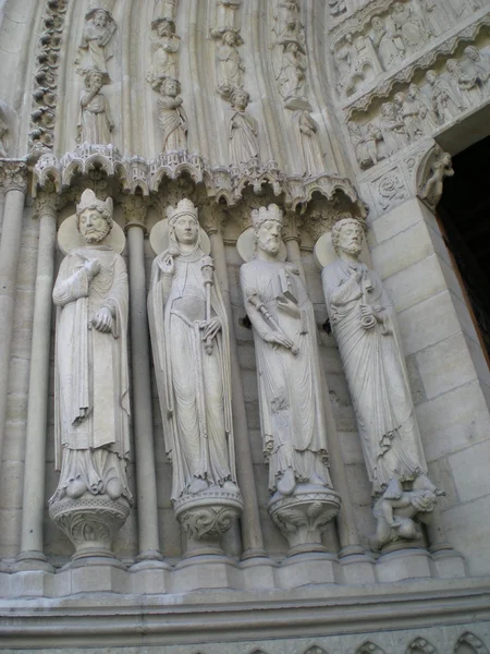 Szentek a Notre Dame de Paris — Stock Fotó