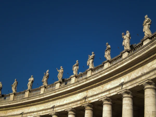 Piazza san pietro. Vatikan Şehri. Roma.