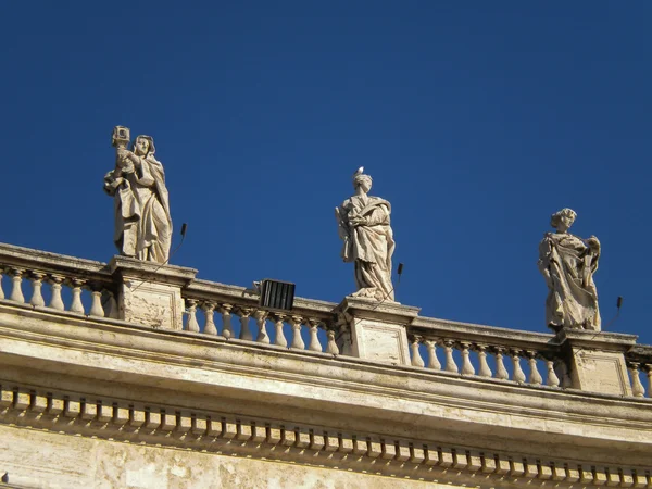 Petersdom, Petersplatz, Vatikanstadt — Stockfoto