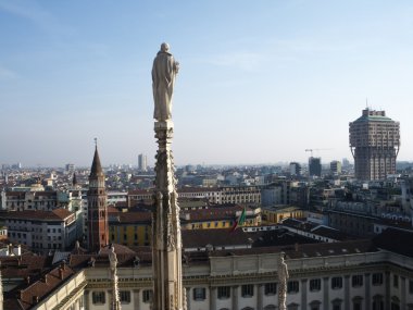 piazza del duomo Milan Gotik katedral