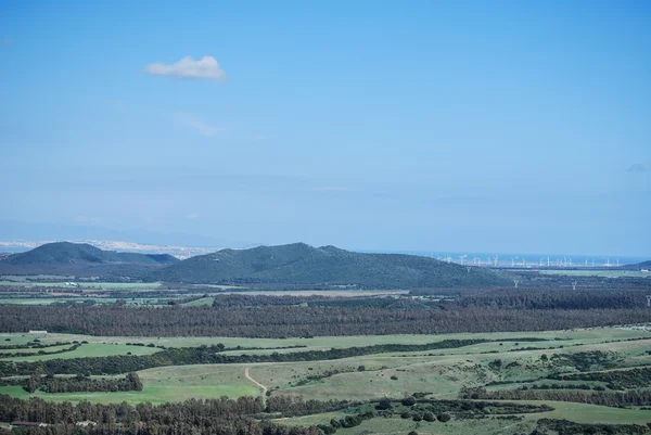View from Castle of Acquadda. Sardinia. Italy — Stock Photo, Image