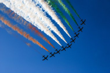 İtalyan gösteri ekibi frecce tricolori