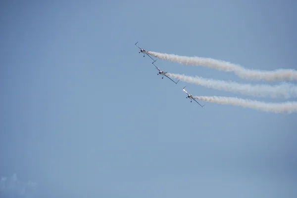 Flyguppvisning — Stockfoto