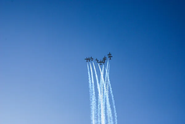 L "équipe de démonstration italienne Frecce Tricolori — Photo