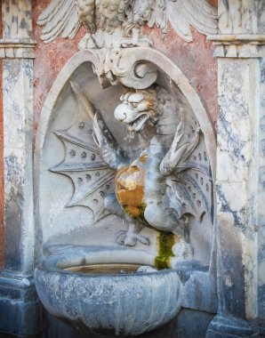 Vatikan çeşme. Roma. İtalya