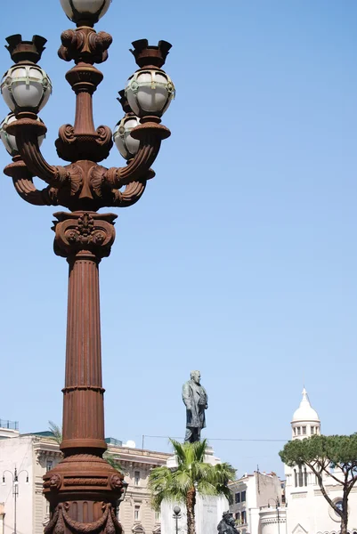 Pomnik camillo benso di cavour w piazza cavour, Rzym, Włochy — Zdjęcie stockowe