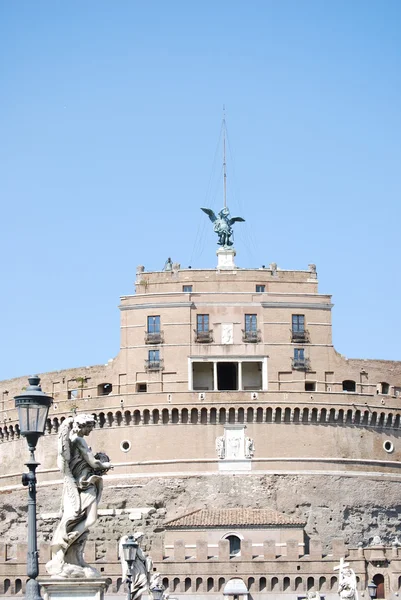 Uitzicht op castel sant'angelo rome, Italië — Stockfoto