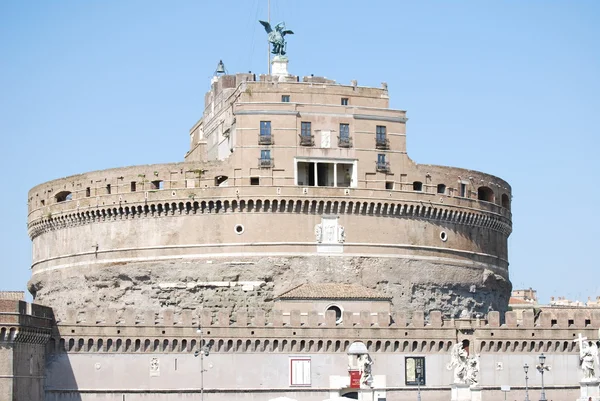 卡斯特天使罗马，意大利的视图 — 图库照片
