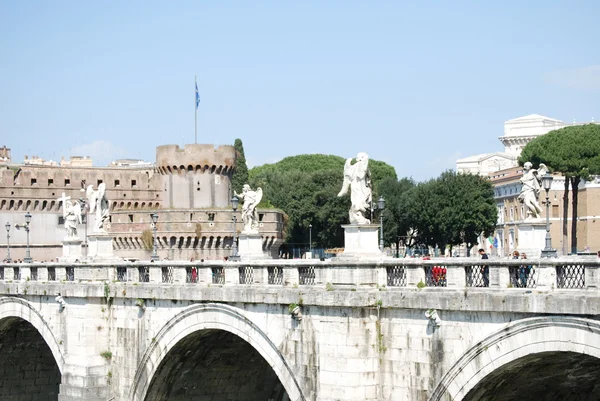 Άποψη του castel sant'angelo της Ρώμης, Ιταλία — Φωτογραφία Αρχείου