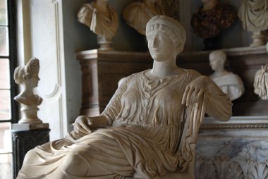Bir Roma capitoline müzelerinin oda içinde