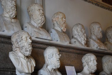 Bir Roma capitoline müzelerinin oda içinde