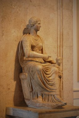 Bir Roma capitoline müzelerinin oda içinde