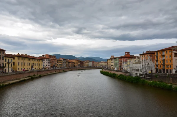 View of the medieval town of Pisa — Stock Photo, Image