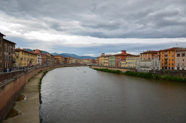 View of the medieval town of Pisa — Stock Photo, Image