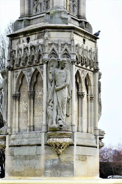 Париж Франція Знамениті Статуї Собору Нотр Дам Unesco World Heritage — стокове фото