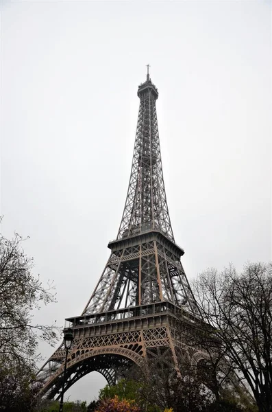 Słynnej Wieży Eiffel Paryż Francja — Zdjęcie stockowe