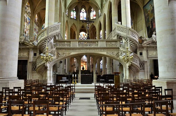 Parroisse Saint Tienne Mont Iglesia Católica París —  Fotos de Stock