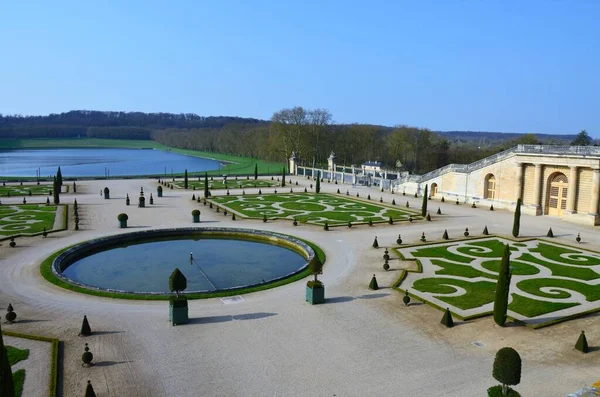 Zahrady Paláce Versailles Francie — Stock fotografie