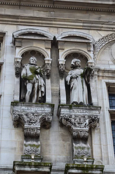 Fachada Del Ayuntamiento París — Foto de Stock