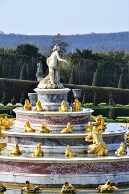 Bahçe Versailles Fransa Latona havuza