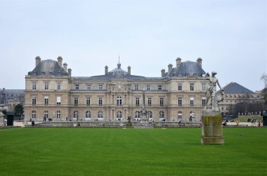 Luxembourg Palace and park in Paris, the Jardin du Luxembourg, Paris (France)