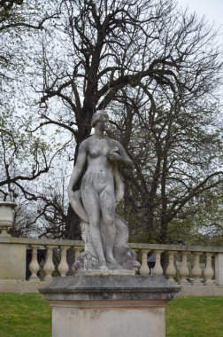 Luxembourg Palace and park in Paris, the Jardin du Luxembourg, Paris (France)