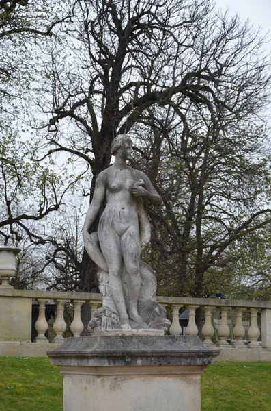 Luxembourg Palace and park in Paris, the Jardin du Luxembourg, Paris (France)