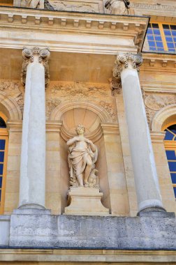 Architectural fragments of famous Versailles palace, Paris (France)