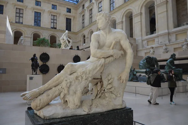 Interior Famous Museum Paris France — Stock Fotó