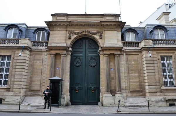 Official Entrance Lyse Palace Seat Presidency French Republic Paris — Fotografia de Stock