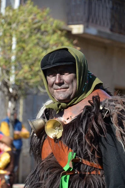 Teulada Sardinia Traditional Masks Sardinia — Stockfoto