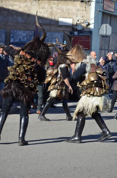 Teulada Sardinia Traditional Masks Sardinia — стоковое фото