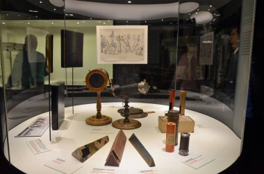 Close-up of entrance to the Deutsche Filmmuseum (German Movie Museum), Frankfurt am Main, Germany